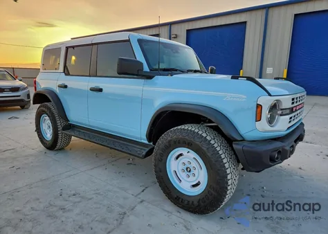 2025 Ford Bronco Heritage z USA, uszkodzony, nr VIN 1FMEE4DPXSLB18706